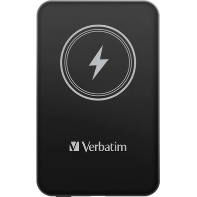 Verbatim MCP-5BK Power Pack 5000 mAh with UBS-C® PD 20W / Magnetic Wireless Charging 15W Black (32240)