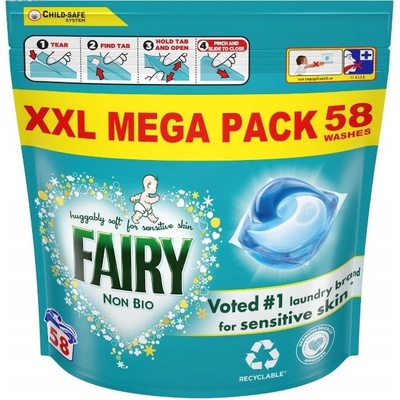 Fairy Non Bio Pods prací kapsle 58 PD
