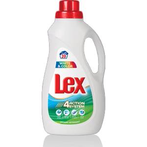 Lex течен перилен препарат 1.200 20 пранета БЯЛО И ЦВЕТНО (592502-22)