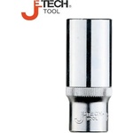JeTech 1/2 Вложка за тресчотка, дълбока (10mm-L77mm) (Je SK1/2-D10)