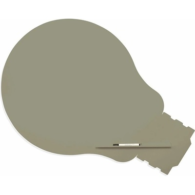 ROCADA Skin Shape Idea 6460-7033 tvar žárovky, 115 x 75 cm cementová šedá RAL 7033