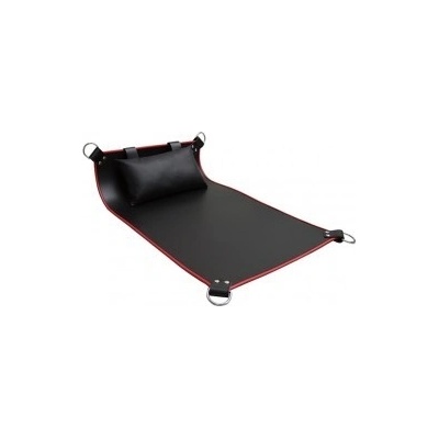 Mister B Four Point Leather Sling Red Piping