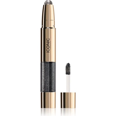 Iconic London Glaze Crayon trblietavé očné tiene Onyx 5,14 g