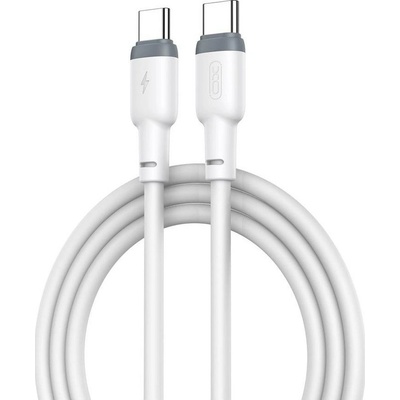 XO NB208B PD USB-C - USB-C, 60 W, 1m, bílý