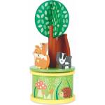 Orange Tree Toys Музикална въртележка Orange Tree Toys - Горски животни (OTT15067)