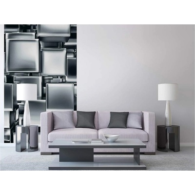 Dimex MS-2-0285 vliesová fototapeta na zeď Chrómové kocky rozmery 150 x 250 cm
