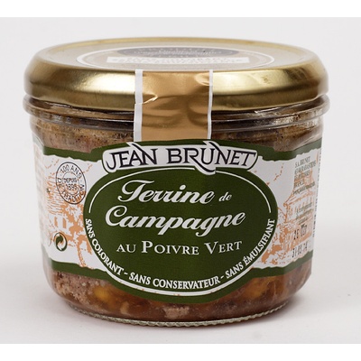 S.A. BRUNET Jean Brunet Farmářská terina se zeleným pepřem 180 g