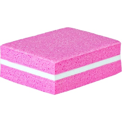 Ráj nehtů Pilník blok mini růžový 100/180 50 ks