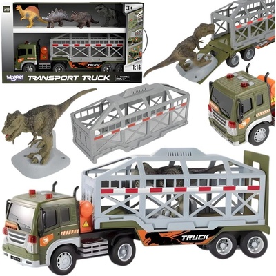 Woopie Nákladní auto Přepravník dinosaurů Auto se zvukem a světlem