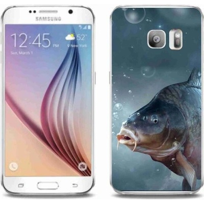 Pouzdro mmCase Gelové Samsung Galaxy S6 Edge - kapr a bublinky