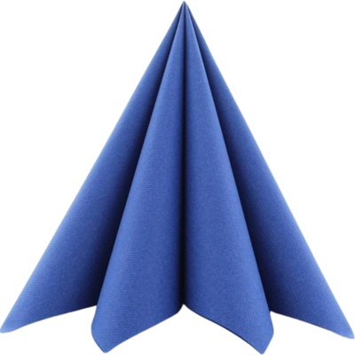 Mank Airlaid tmavě modré ubrousky UNI Royalblau 50ks 40x40cm
