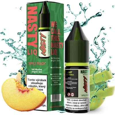 Nasty LIQ Salt Apple Peach 10 ml 10 mg