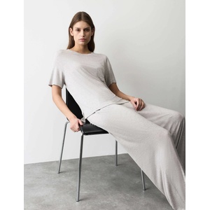 Marks & Spencer Долни части на джърси пижами с широки крачоли Marks & Spencer сива Marks & Spencer | Siv | ЖЕНИ | M REG