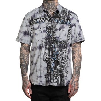 AFFLICTION мъжка риза affliction - blackpool crust - 110wv934-wh