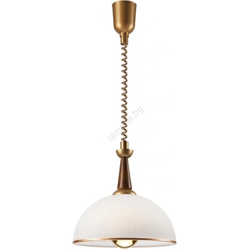 LAMKUR Висяща лампа CHIARA 1xE27/60W/230V кафява/бук (LA50072)