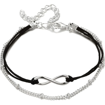 HARAHU Гривна fo-6294 - Сребриста / Черна kp6294 (fo-6294)