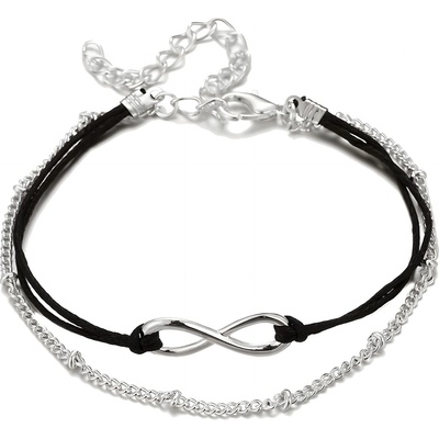 HARAHU Гривна fo-6294 - Сребриста / Черна kp6294 (fo-6294)