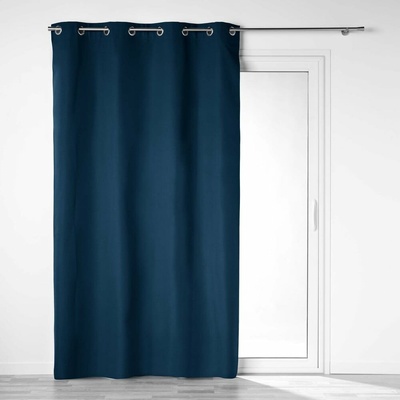 Tmavomodrý zatemňovací záves z mikrovlákna 140x260 cm Obscure – douceur d'intérieur