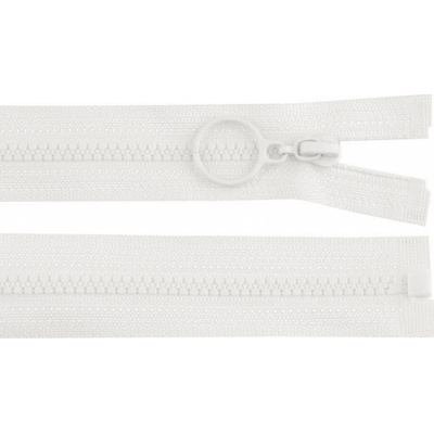 Stoklasa Kostěný zip No 3 délka 70 cm s kroužkem Balení: 1 ks, Varianta: 101 bílá 101 bílá