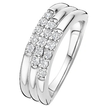 Ti Sento Дамски сребърен пръстен Ti Sento 12411ZI (12411ZI)