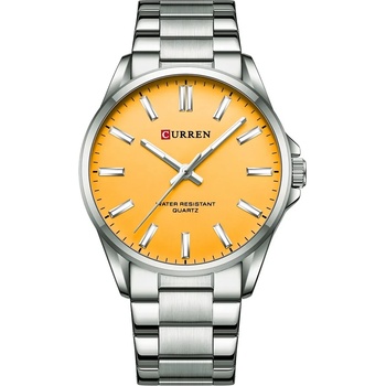 Curren Дамски часовник Curren Emmy, Жълт (CURREN-9090-SILVER-YELLOW)