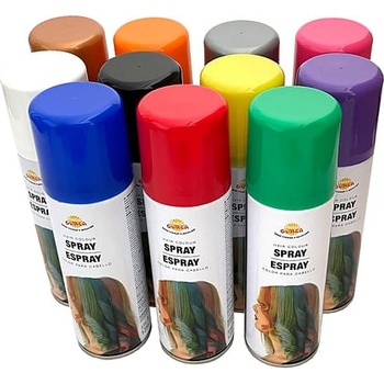 Guirca barevný sprej na vlasy bílá 125 ml