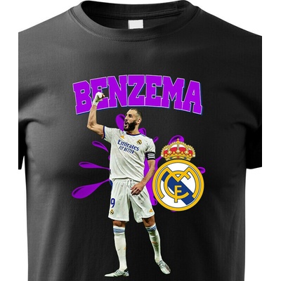 Dětské tričko Karim Benzema ČernáCanvas Dětské tričko Bezvatriko.cz 2045