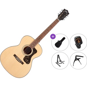 Guild OM-340 Premium SET Natural Джъмбо китара