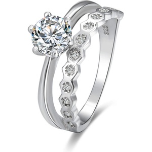 Silenti Jewelry Сребърен пръстен "Разграниченост" - 9 - 59.5мм (19.1мм диам. )