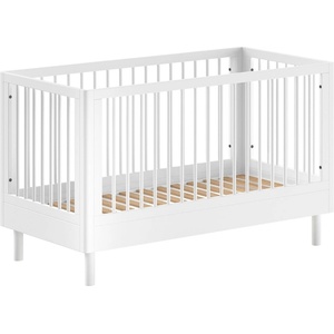 Vipack Бяло детско креватче 70x140 cm от масивен бук Forrest - Vipack (FOBB7014)