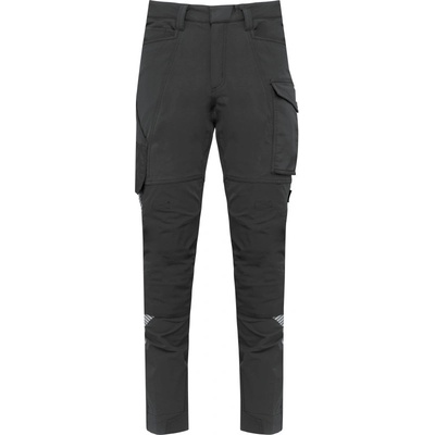 Kariban nohavice WK 746 do pasu strečové pracovní dark grey
