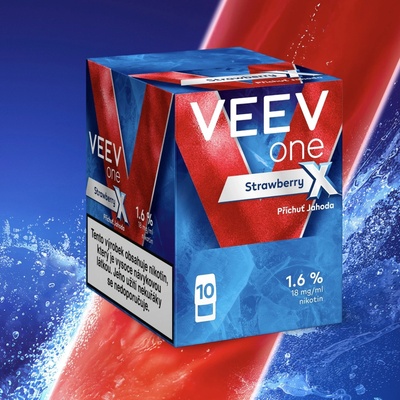 VEEV ONE X náplň Strawberry 18 mg 10ks