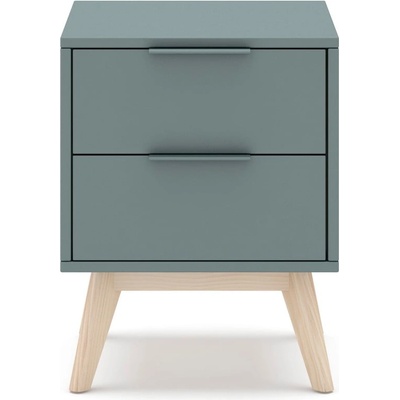 Marckeric Нощно шкафче сиво-зелено Pisco - Marckeric (16325)