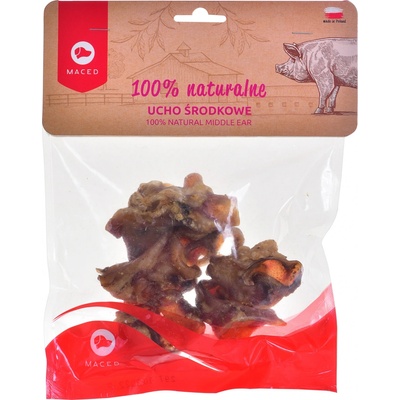Maced pochoutka pro psa - střední ucho 100 g