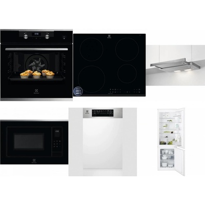Set Electrolux KODEH70X + LIR60433B + LFP326S + LMS4253TMX + EEM43300IX + ENT6TF18S