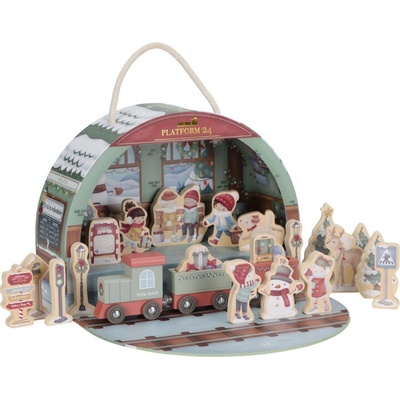 Little Dutch Adventní kalendář Vlakové nádraží