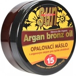 Vivaco Sun Argan Bronz Oil Glitter Effect Suntan Butter SPF 15 200 ml