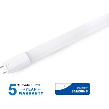 V-TAC Profesionálna LED trubica T8 120cm 18W so SAMSUNG čipmi 120lm/W, Studená biela 6000 6500K
