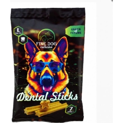 Fine Dog Exclusive Dental L 270gr - Дентални пръчици за израснали кучета от едри породи 7 бр - 270гр