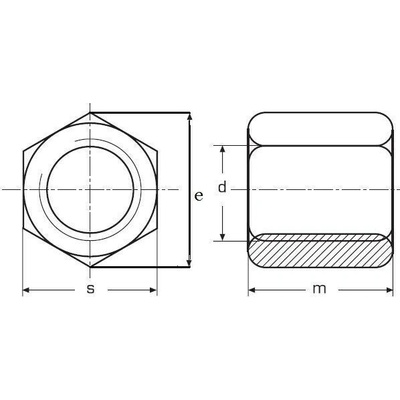 Killich matica M20x60 A2 NEREZ spojovací predlžovací DIN 6334 [1 ks]