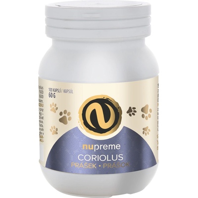 Nupreme Coriolus Biomasa 100 kapsúl