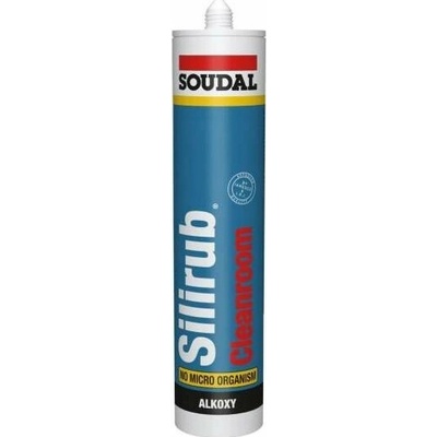 Soudal Silirub Cleanroom bílý pro čisté prostory 300 ml