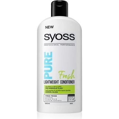 Syoss Pure Fresh balzam pre normálne vlasy 500 ml