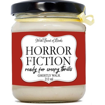 Image 1 of With Scent of Books Ароматна свещ - Horror fiction, 212 ml (HFC212)