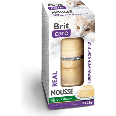 Brit Care Cat Mousse Real Chicken with Goat Milk 6 x 25 g