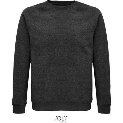 Sol's Space Unisex bio mikina sivá ch. mel.