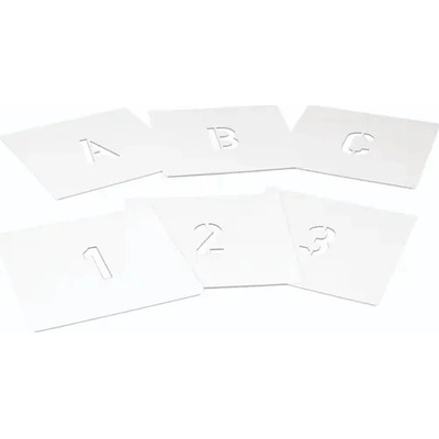 Stříkací šablona – plast, ''8'', výška znaku 50 mm