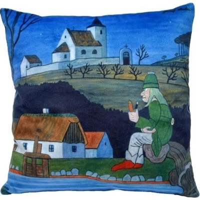 Polštář Josef Lada Vodník 25x25cm – Hledejceny.cz