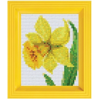 Image 1 of Pixelhobby Креативен комплект с рамка и пиксели Pixelhobby Classic - Нарцис (31281)