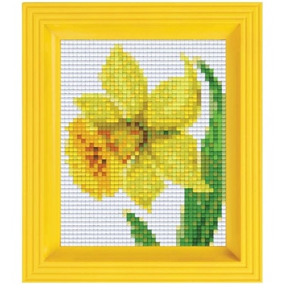 Pixelhobby Креативен комплект с рамка и пиксели Pixelhobby Classic - Нарцис (31281)
